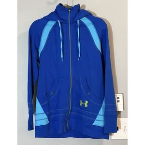 Under Armour Jacket Hoodie‎ Semi Fitted Zip Up Pockets Athletic Lounge Medium